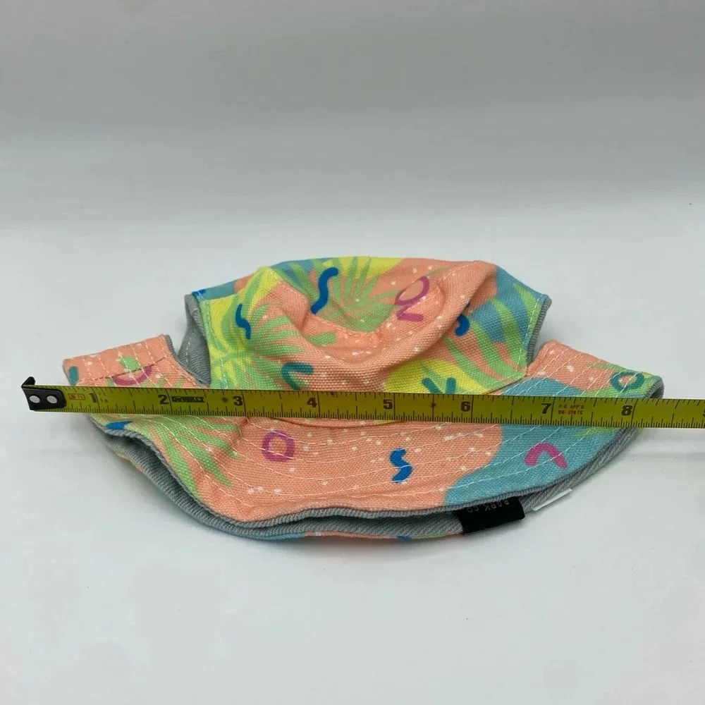 BARK Shop Multicolored Denim Reversible Dog Puppy Bucket Hat